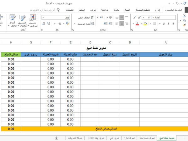 تحويلات المبيعات